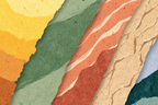 Abstraktes Design Farben Formen Landschaften Geologische Schichten | Mid Century Modern | Einrichtungsstile