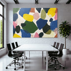 Abstraktes Design Farbenfrohe Formen Textur