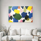 Abstraktes Design Farbenfrohe Formen Textur