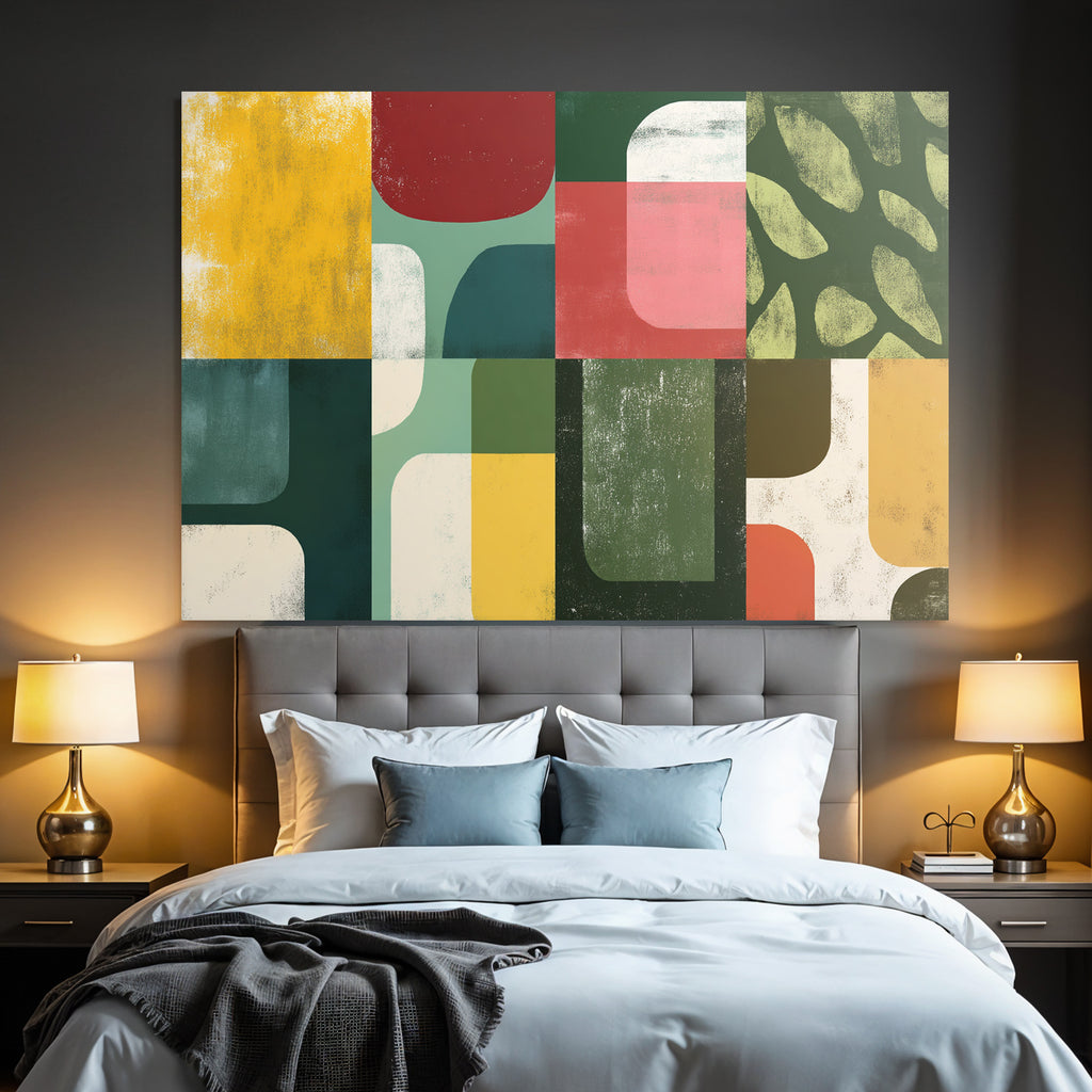 Abstract Design Geometric Shapes And Colors
