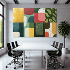 Abstract Design Geometric Shapes And Colors