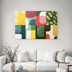 Abstract Design Geometric Shapes And Colors