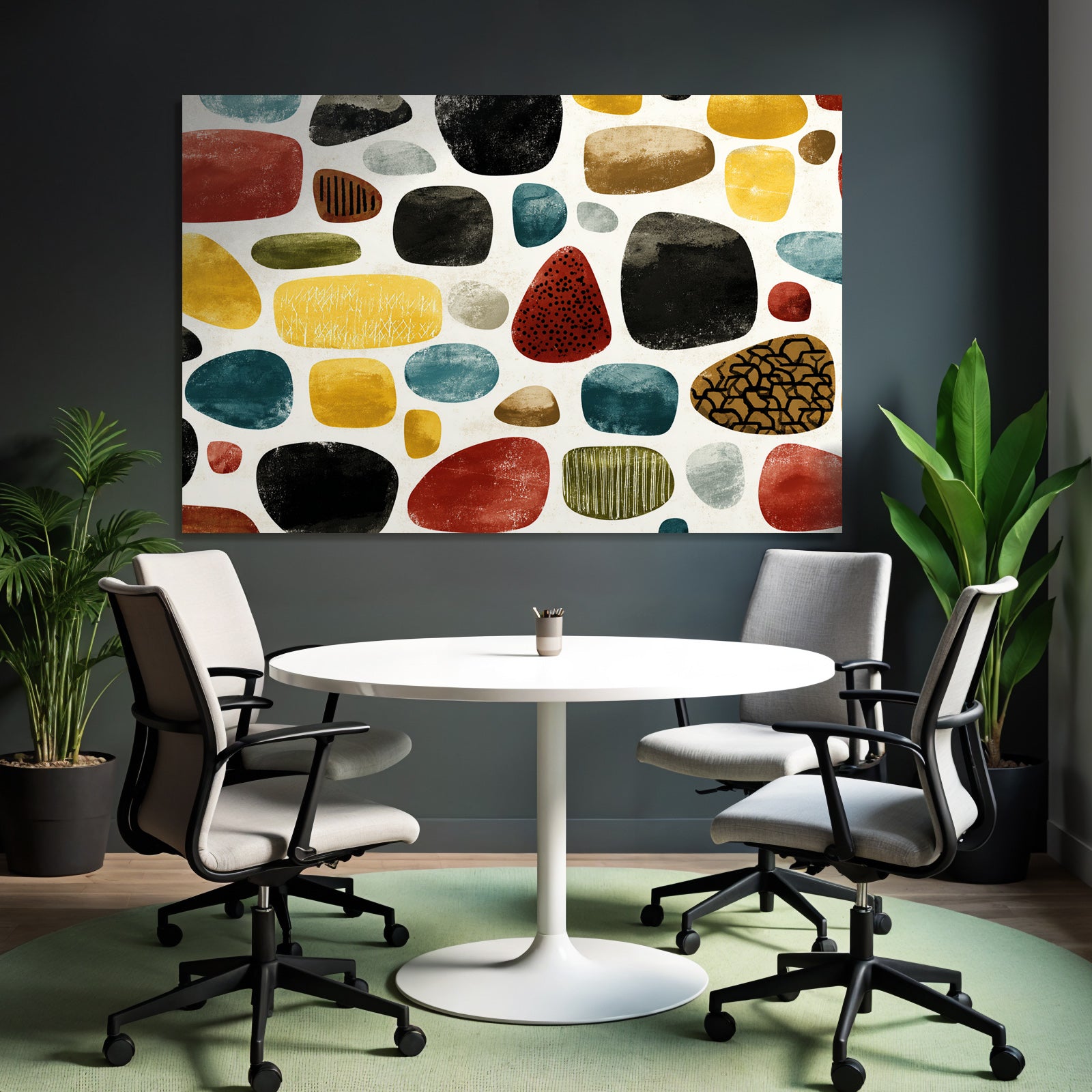 Abstraktes Design Steine Untergrund