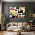 Abstraktes Design Steine Untergrund