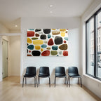 Abstraktes Design Steine Untergrund