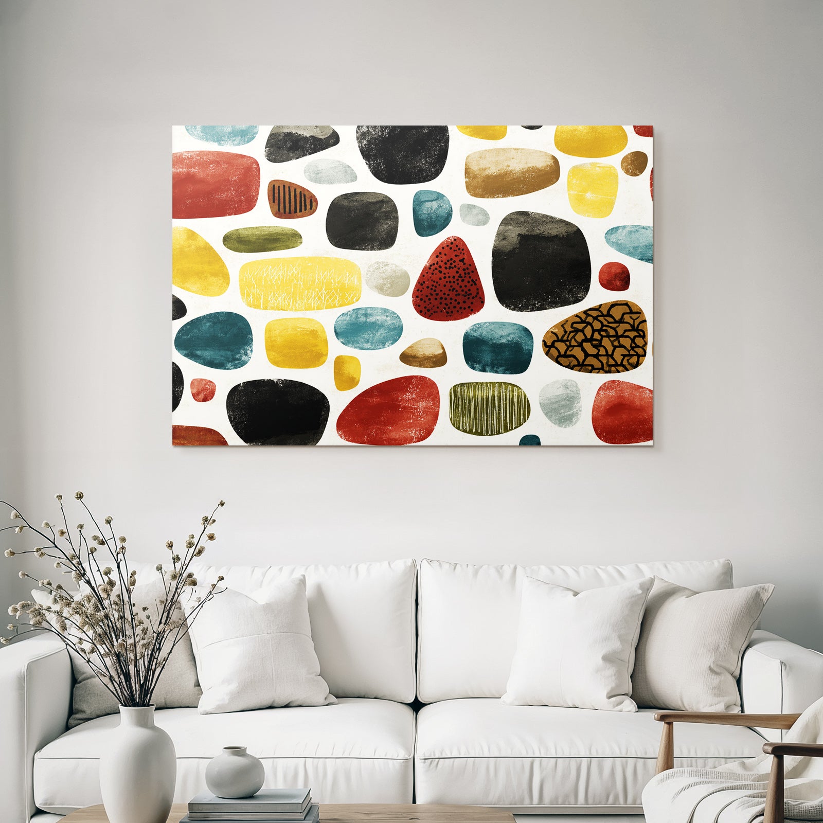Abstraktes Design Steine Untergrund