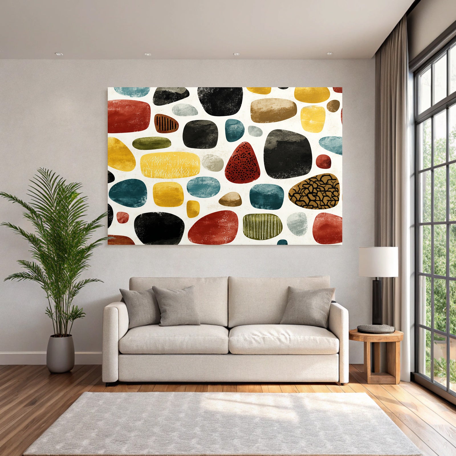 Abstraktes Design Steine Untergrund