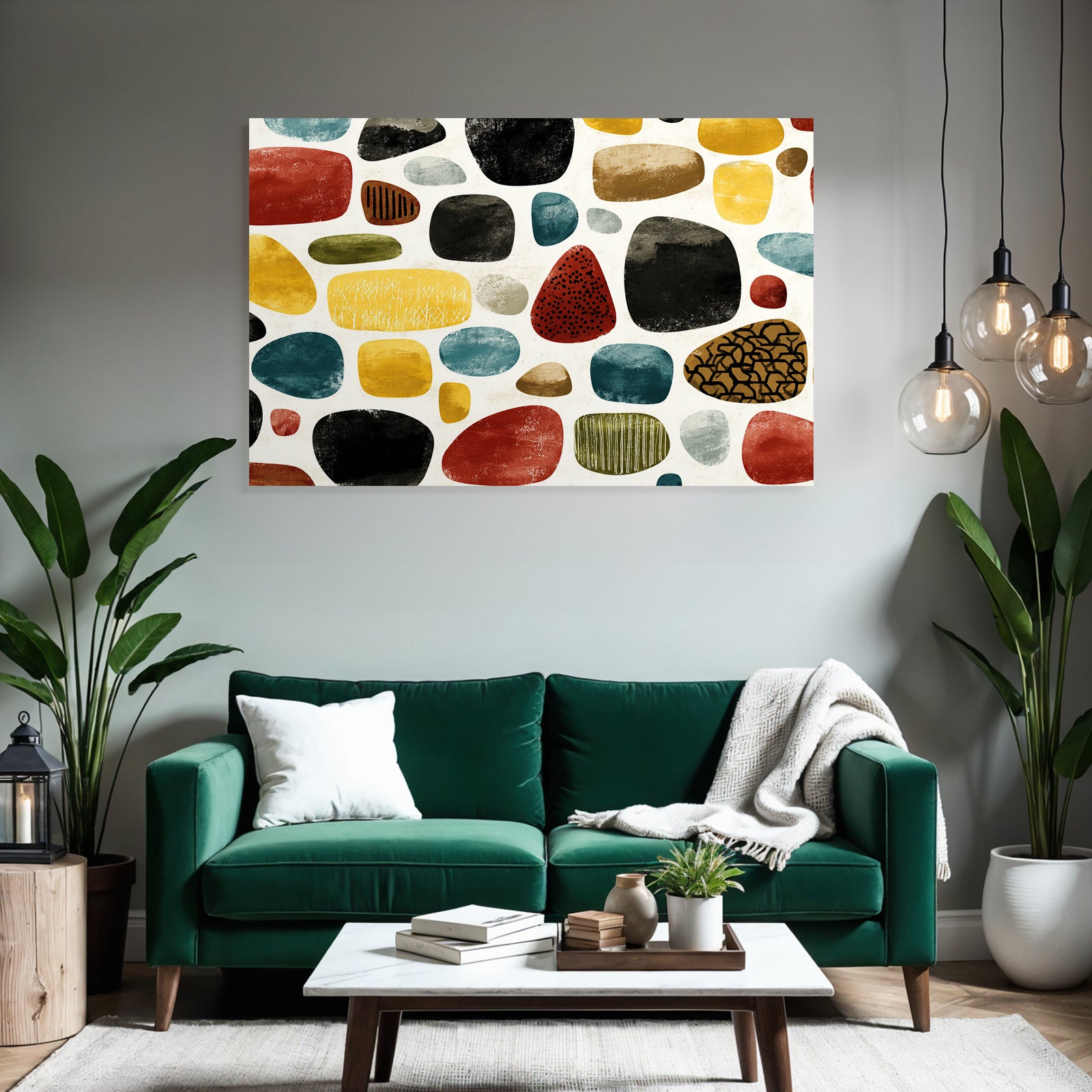 Abstraktes Design Steine Untergrund