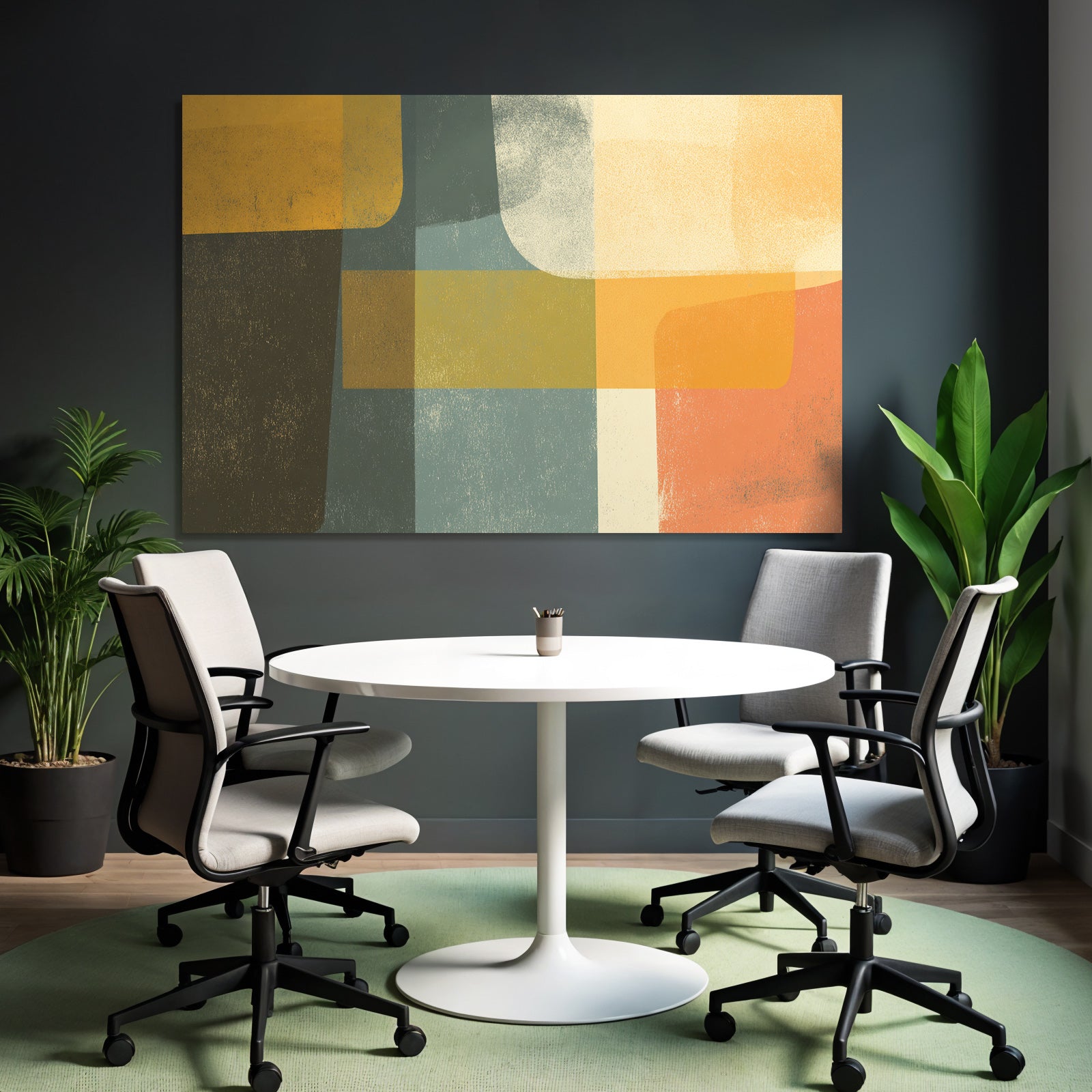 Abstraktes Design Verschiedene Formen Und Farben