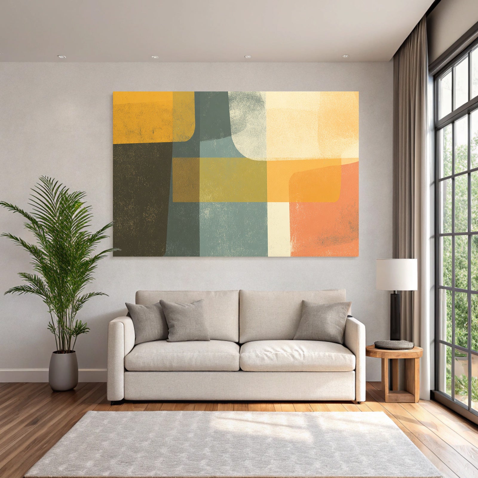 Abstraktes Design Verschiedene Formen Und Farben