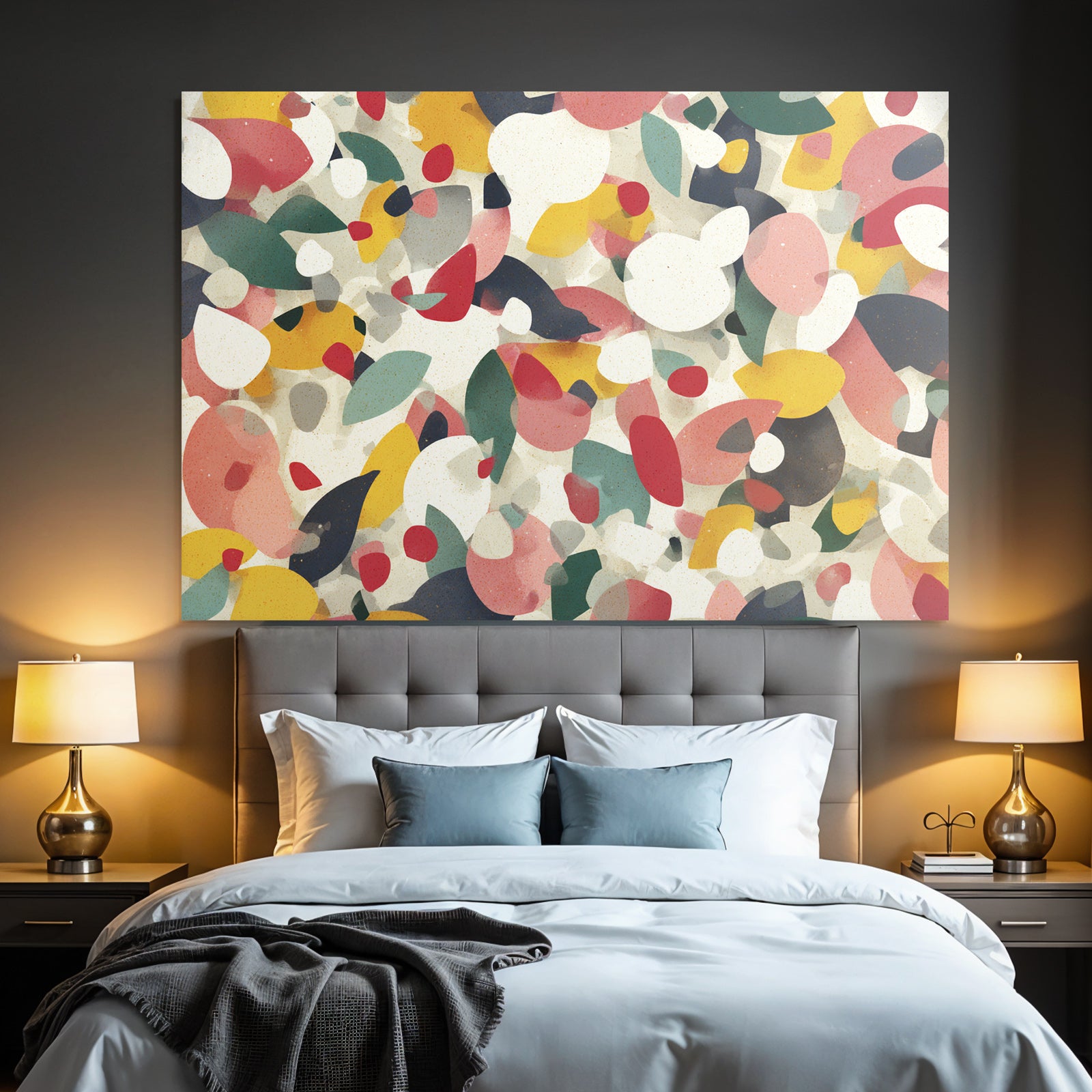 Abstraktes Design Vibrant Farben Textur Muster