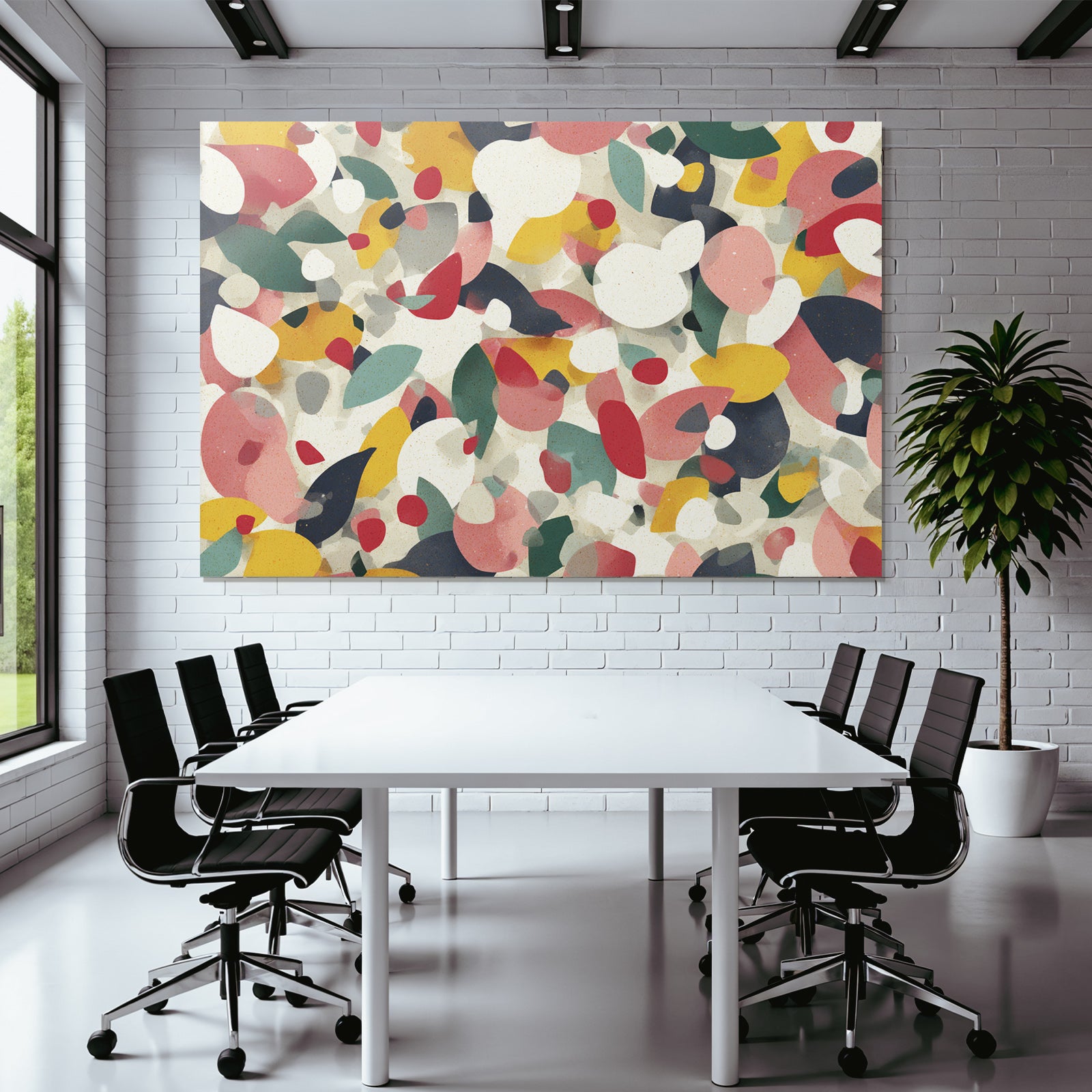 Abstraktes Design Vibrant Farben Textur Muster