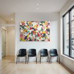 Abstraktes Design Vibrant Farben Textur Muster