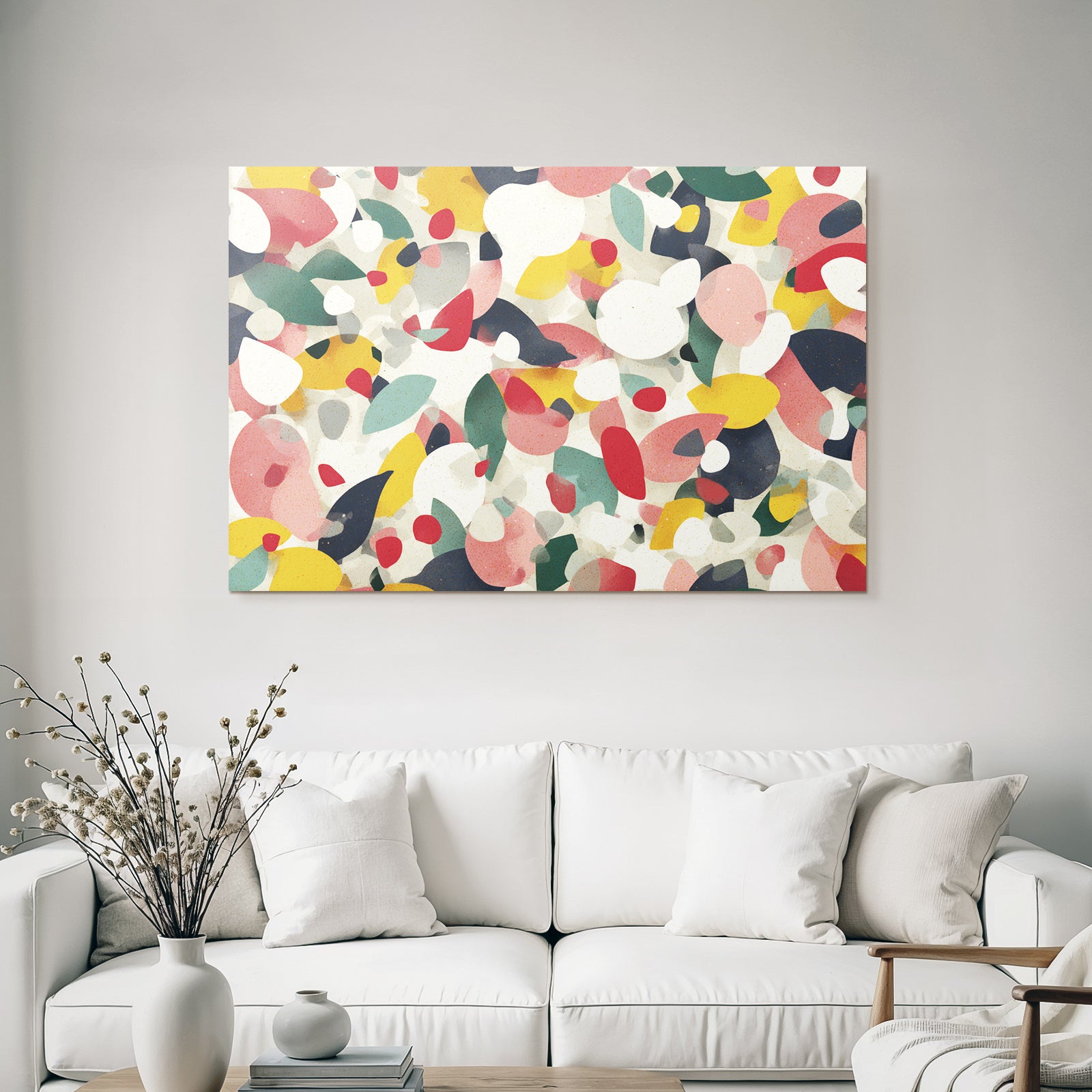 Abstraktes Design Vibrant Farben Textur Muster