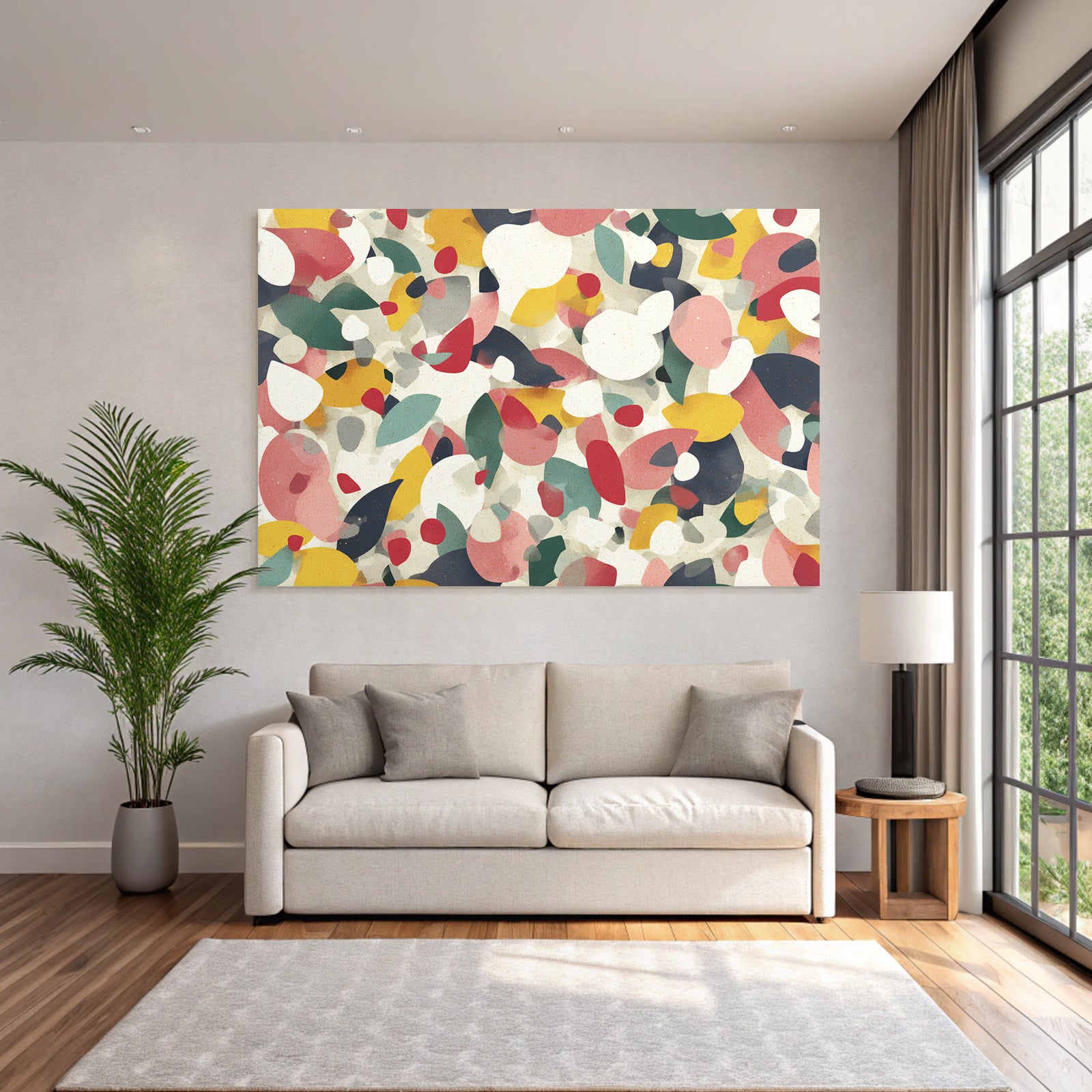 Abstraktes Design Vibrant Farben Textur Muster