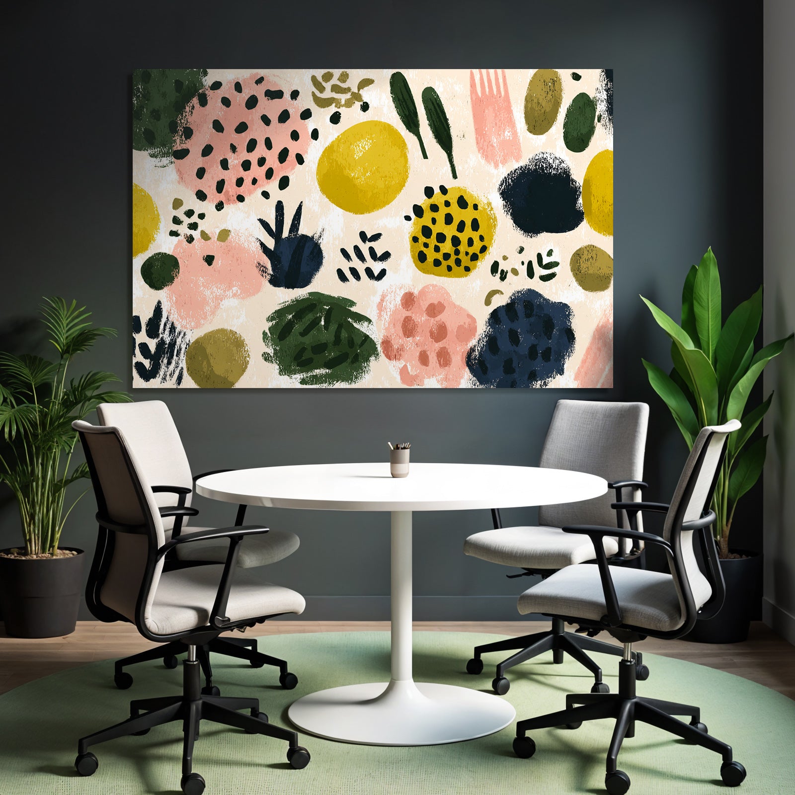 Bunte Abstracte Formen Muster