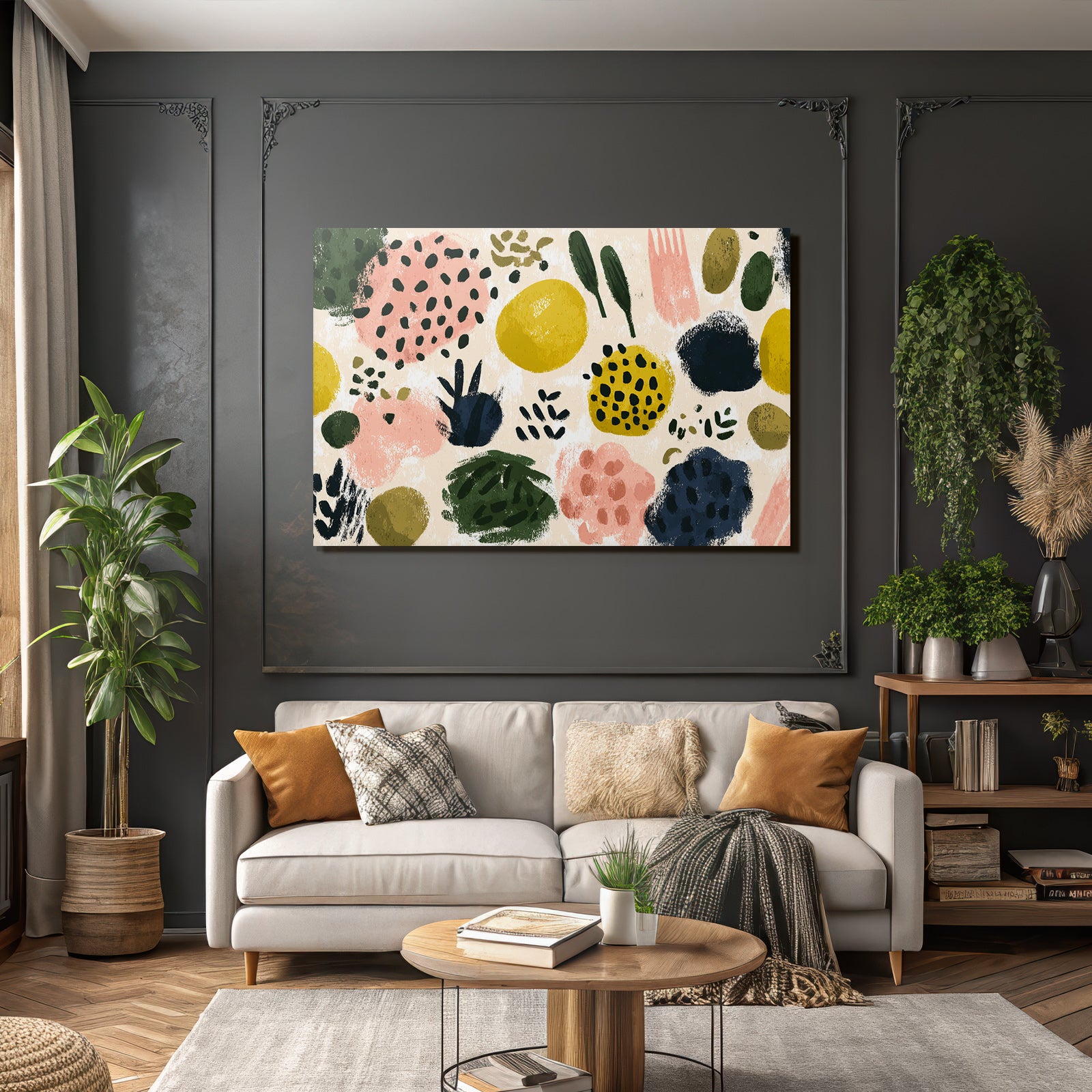 Bunte Abstracte Formen Muster