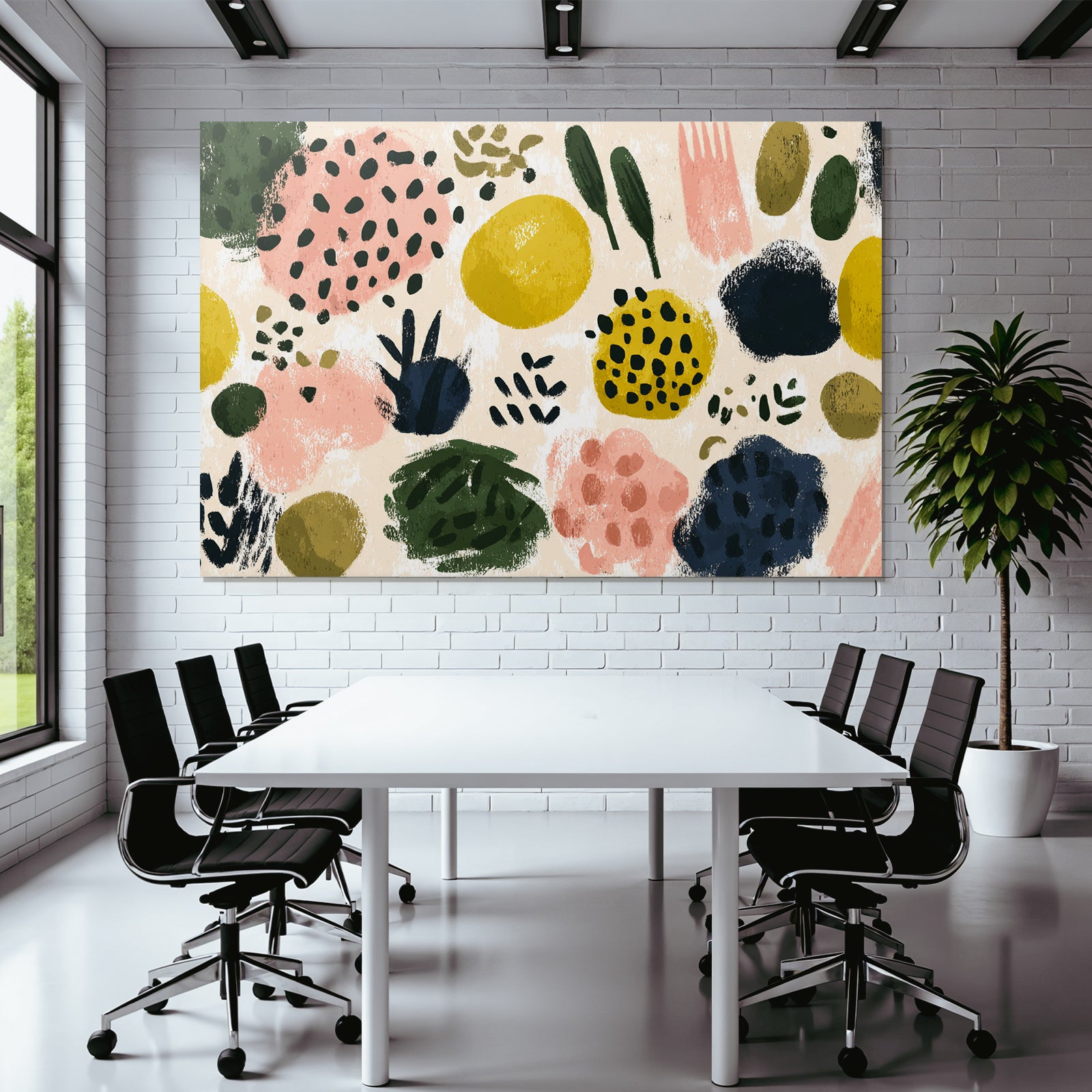 Bunte Abstracte Formen Muster