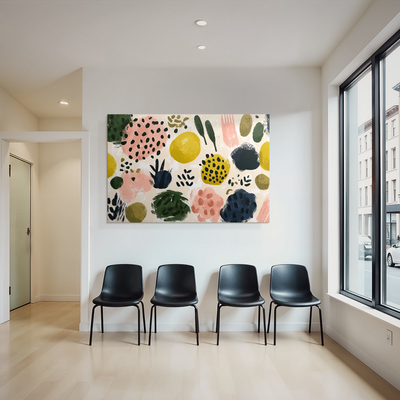 Bunte Abstracte Formen Muster