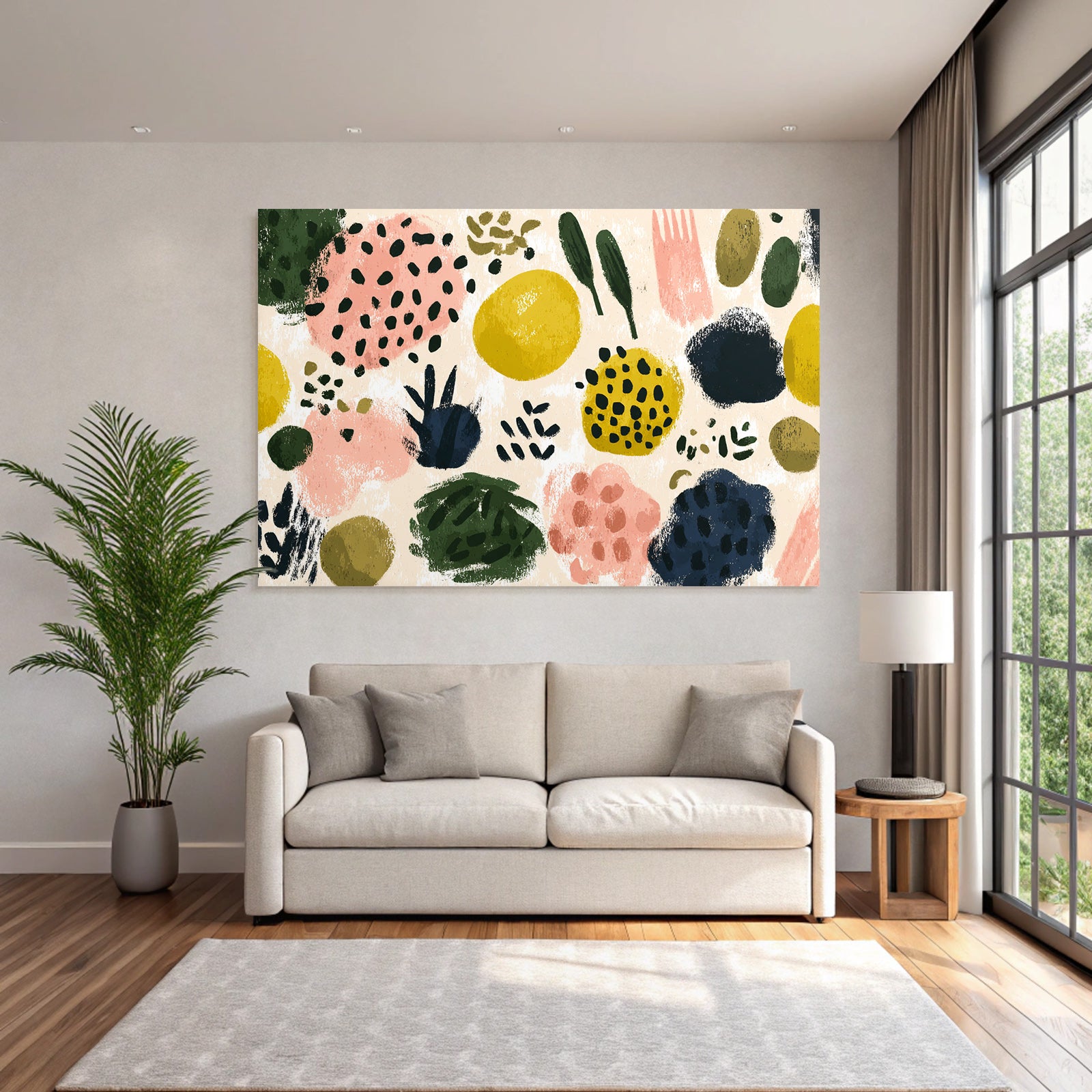 Bunte Abstracte Formen Muster