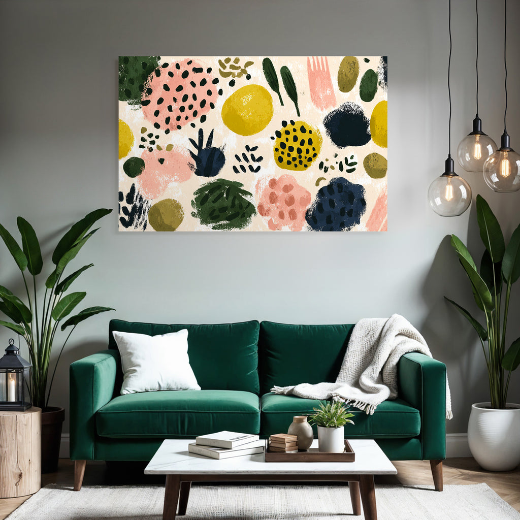Bunte Abstracte Formen Muster
