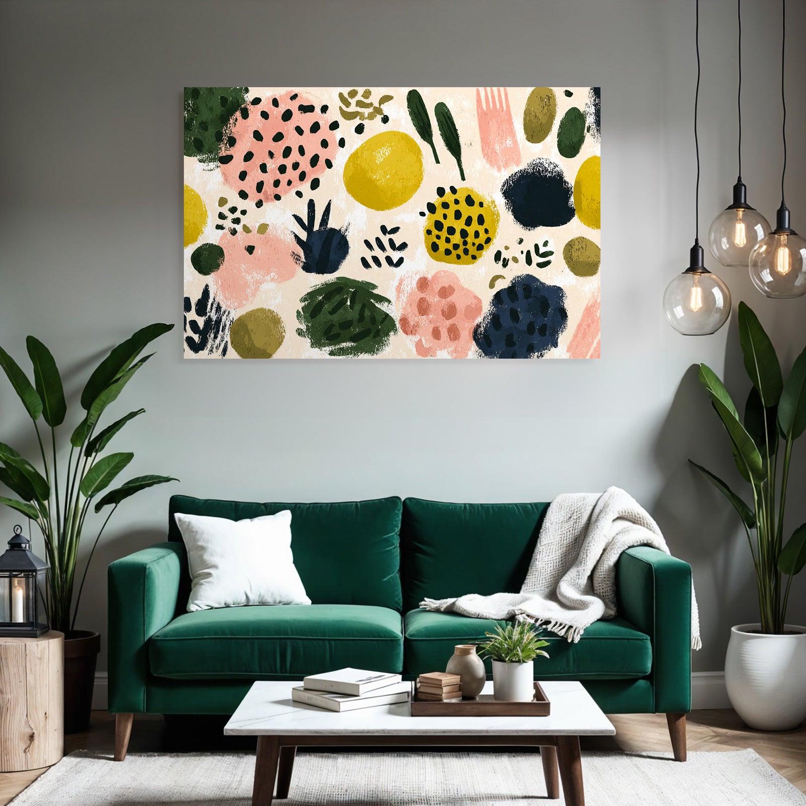 Bunte Abstracte Formen Muster