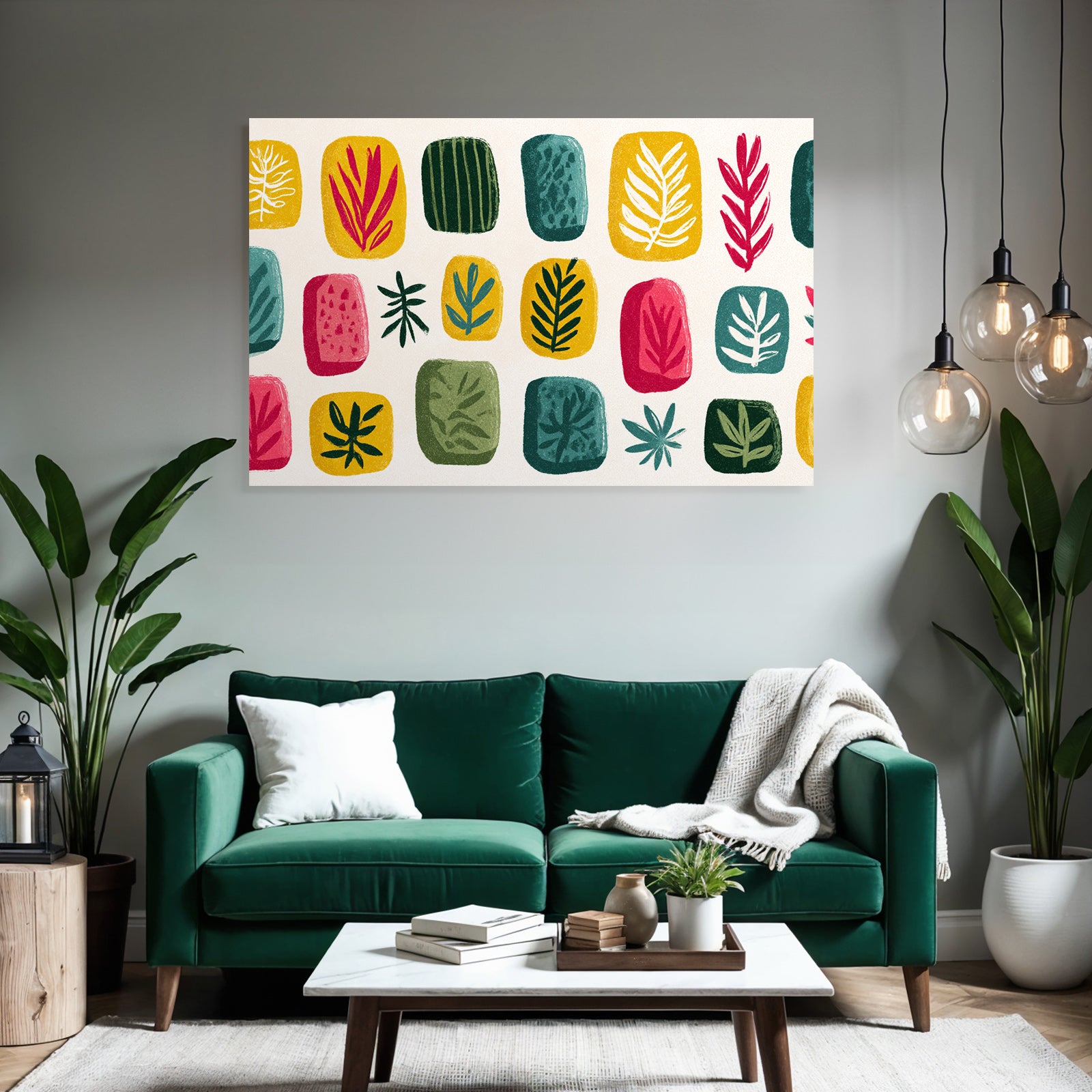 Bunten Pflanzen Illustration