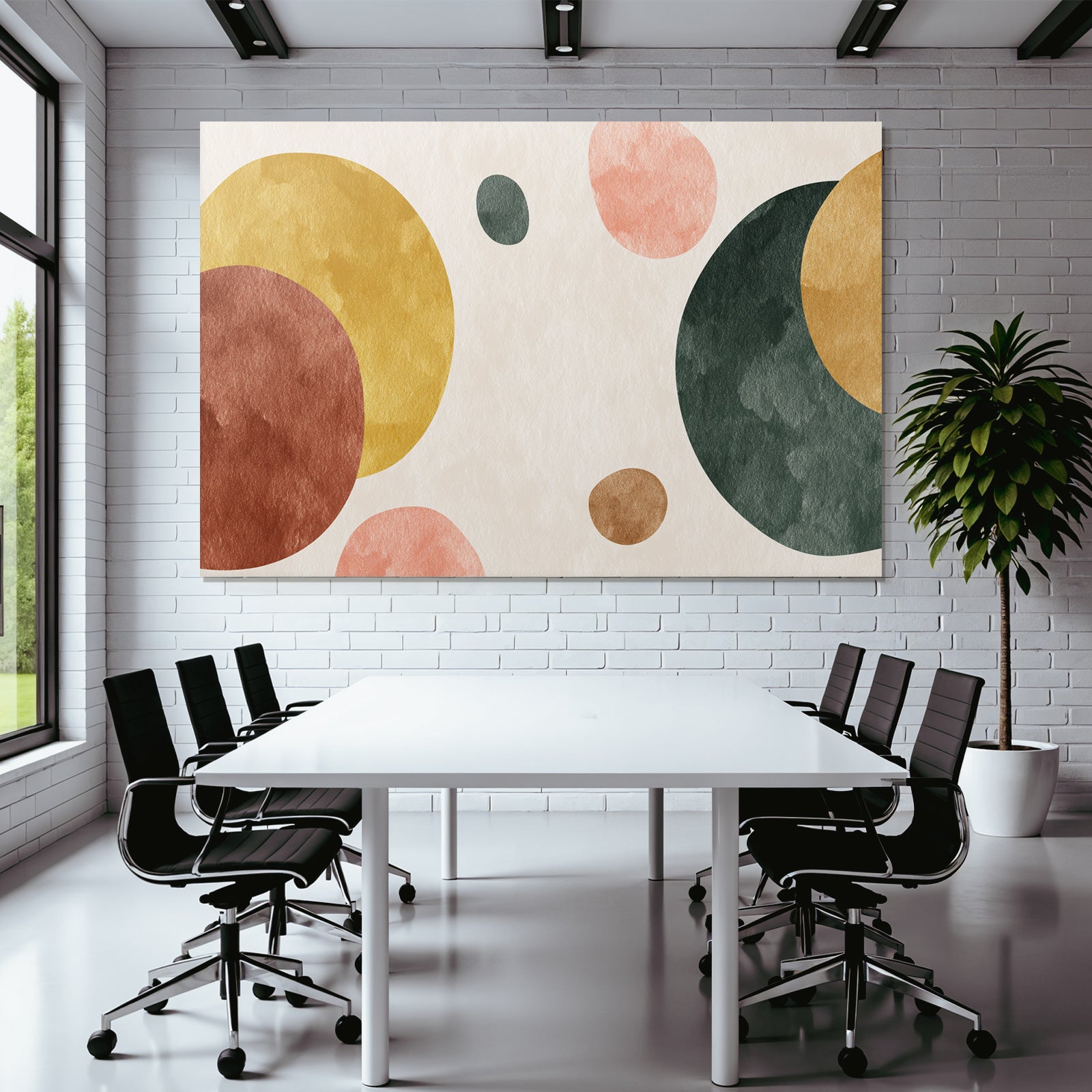 Watercolor Abstrakt Design Kreisformen In Verschiedenen Farben Licht Hintergrund