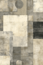 Abstracte Geometrische Formen In Grau Und Creme | Modern Basic | Einrichtungsstile