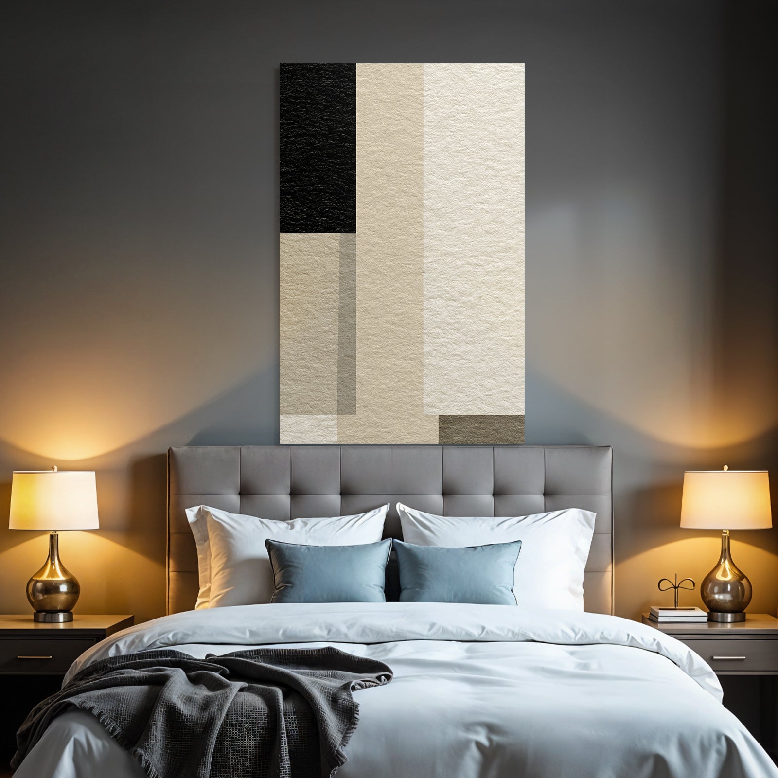 Abstract design Geometric shapes Neutral color palette