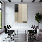 Abstract design Geometric shapes Neutral color palette