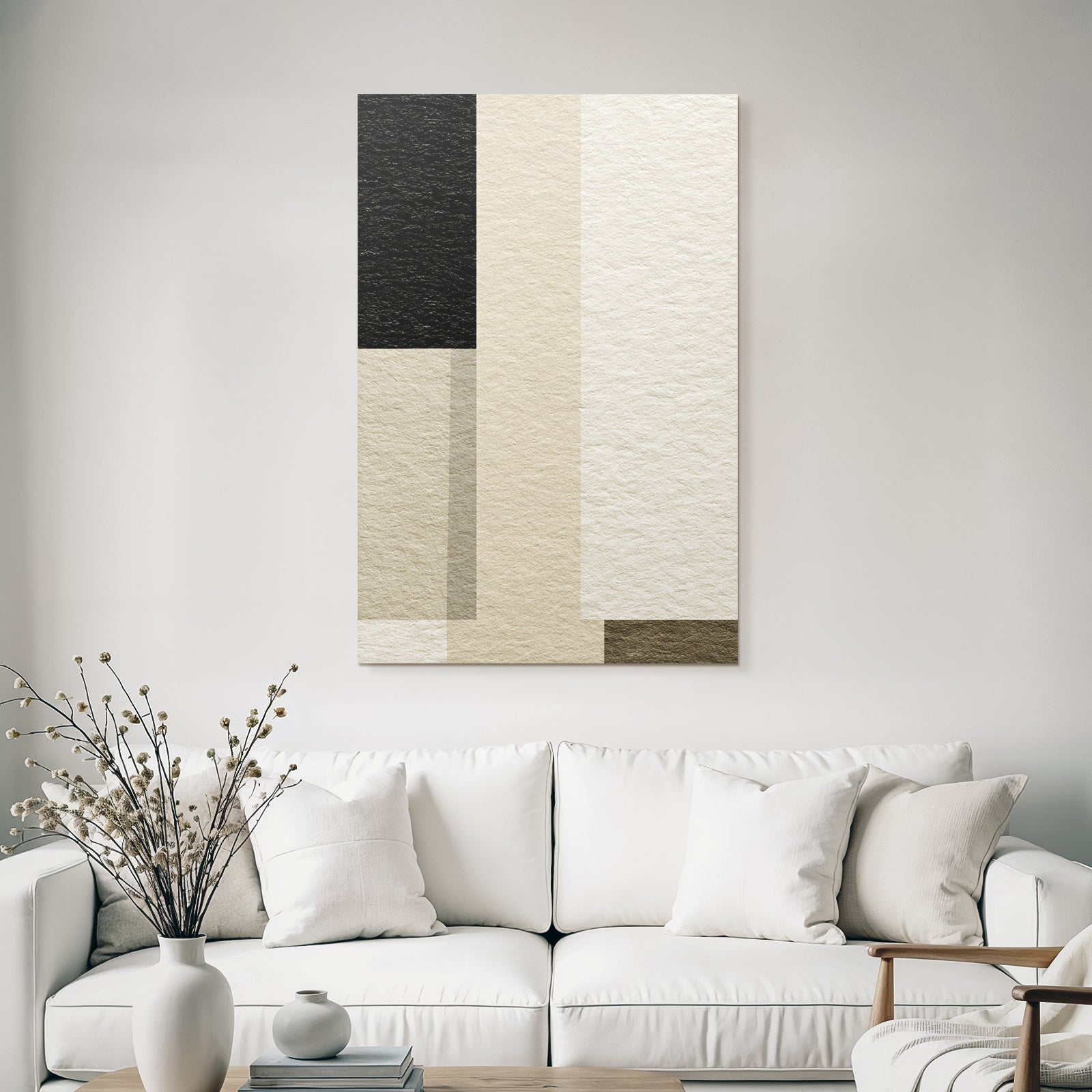Abstract design Geometric shapes Neutral color palette