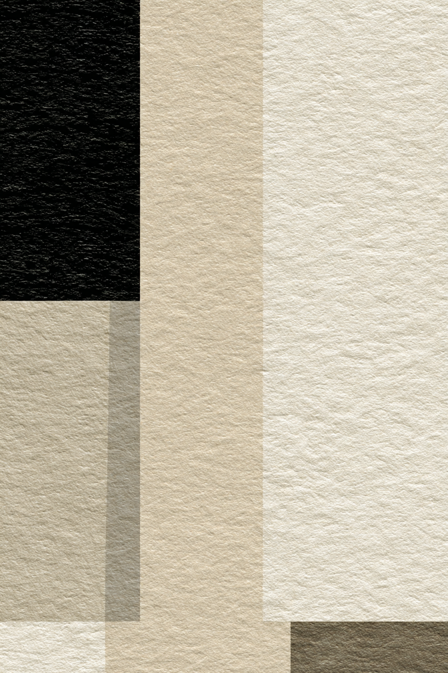 Abstractes Design Geometrische Formen Neutrale Farbpalette | Modern Basic | Einrichtungsstile