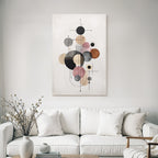 Abstract Geometric Shapes In Muted Tones