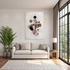Abstract Geometric Shapes In Muted Tones