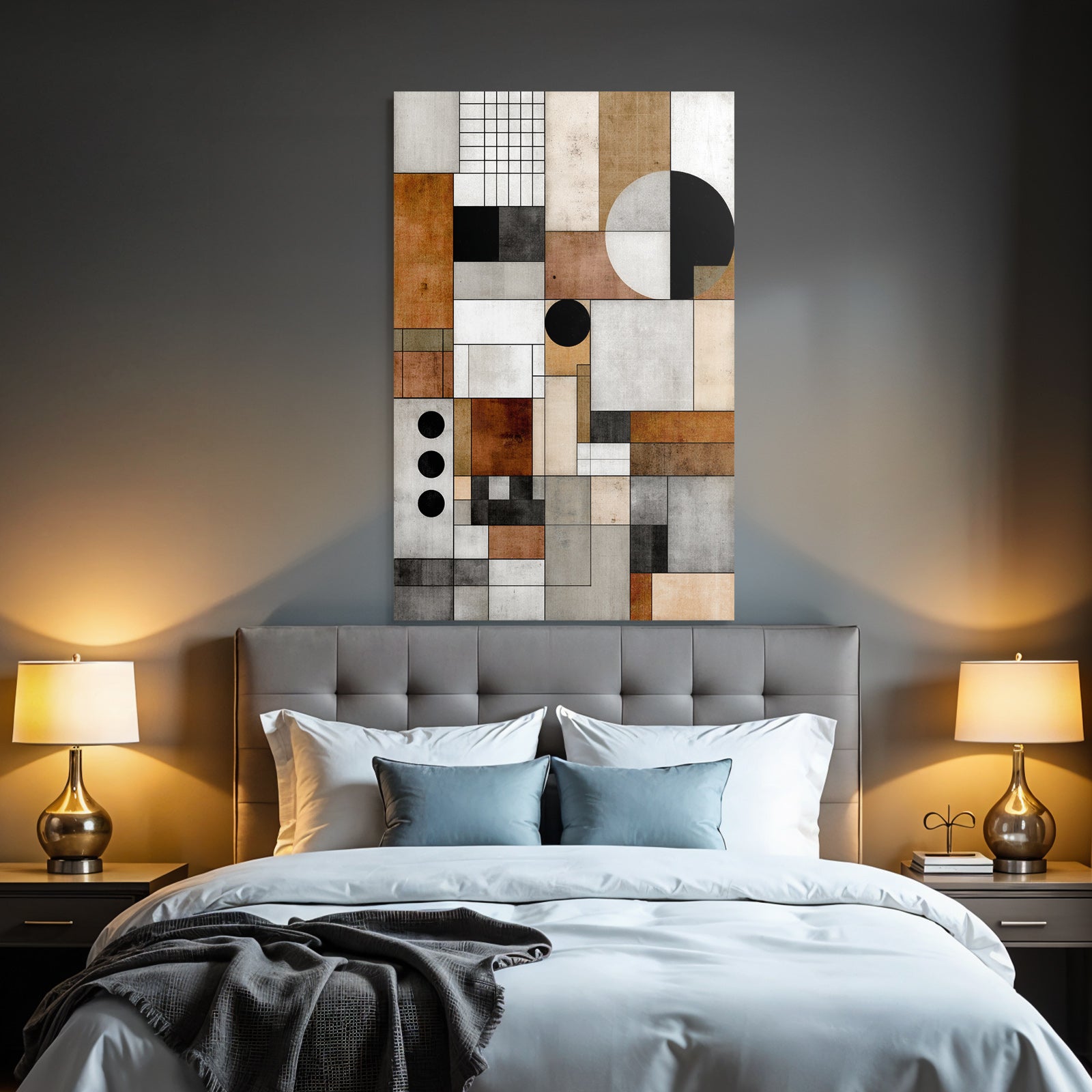 Abstract Geometric Composition Modern Art Minimalism