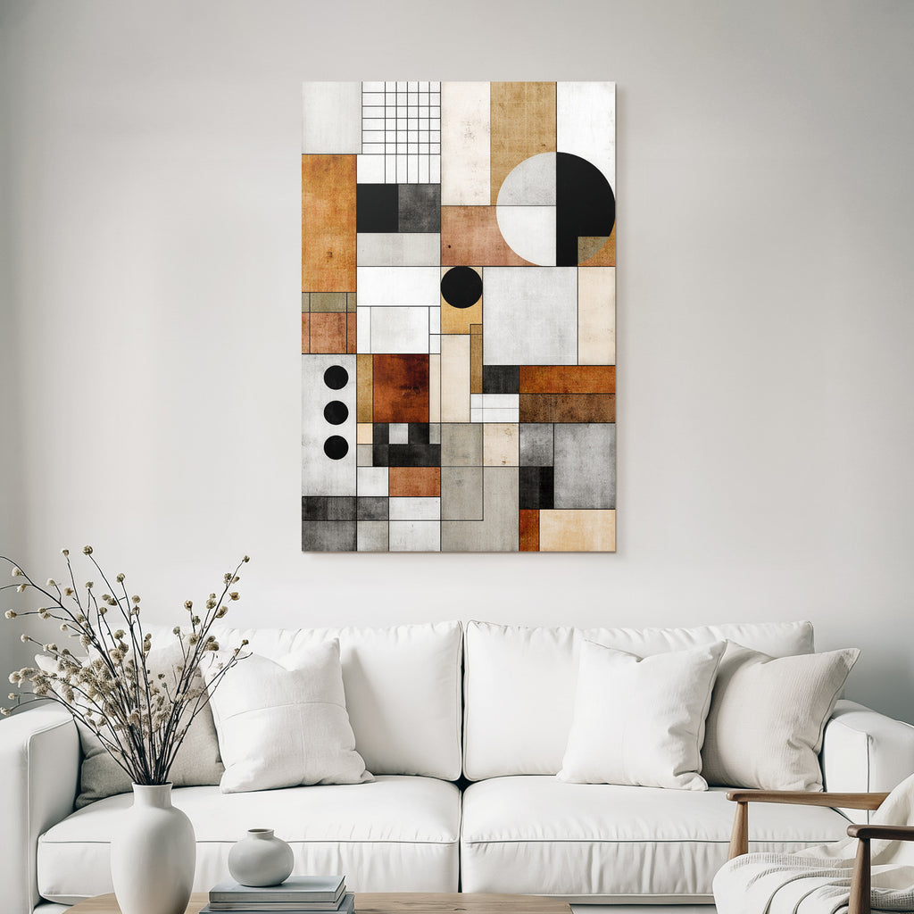 Abstract Geometric Composition Modern Art Minimalism