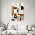 Abstract Geometric Composition Modern Art Minimalism