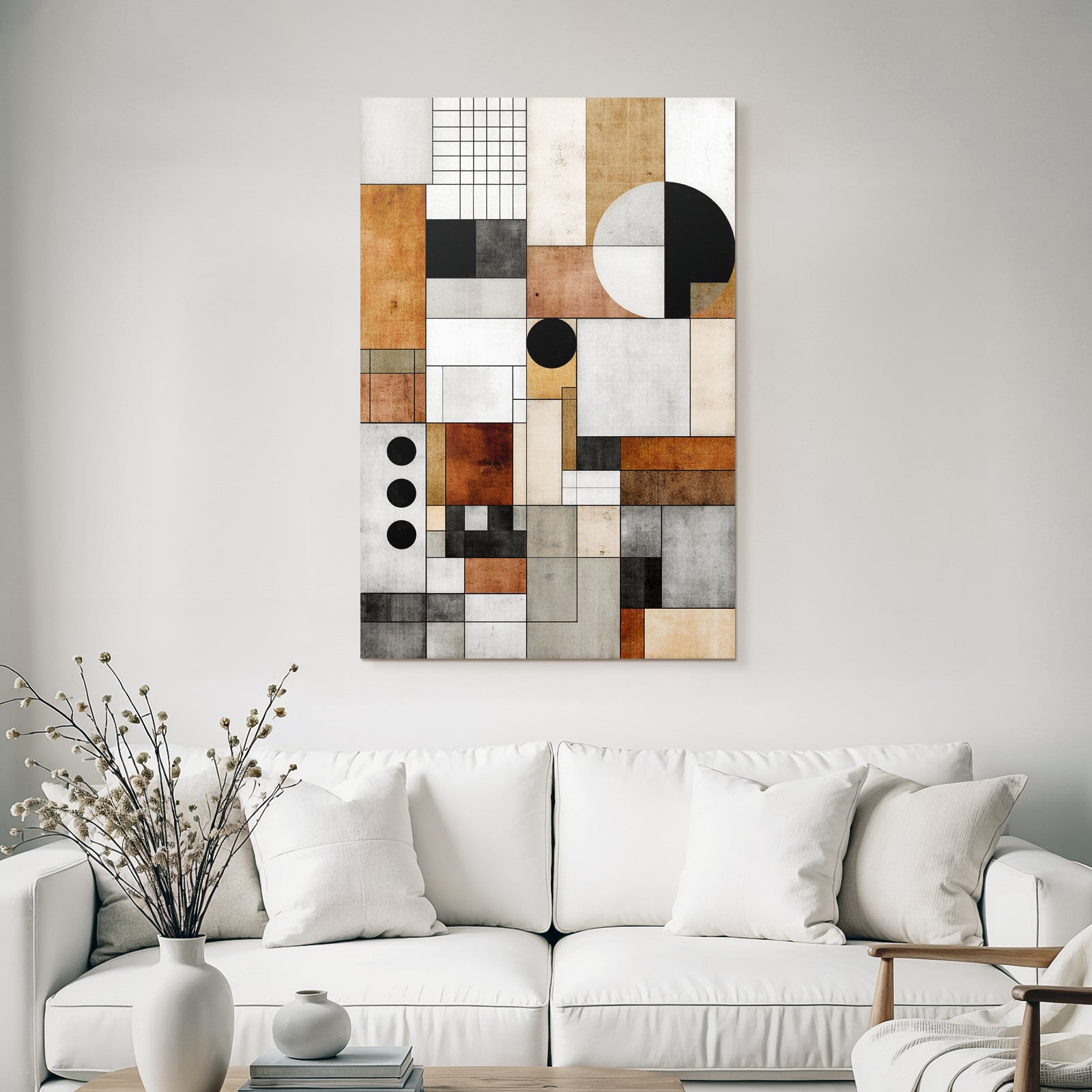 Abstract Geometric Composition Modern Art Minimalism