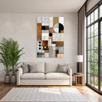 Abstract Geometric Composition Modern Art Minimalism