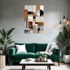 Abstract Geometric Composition Modern Art Minimalism