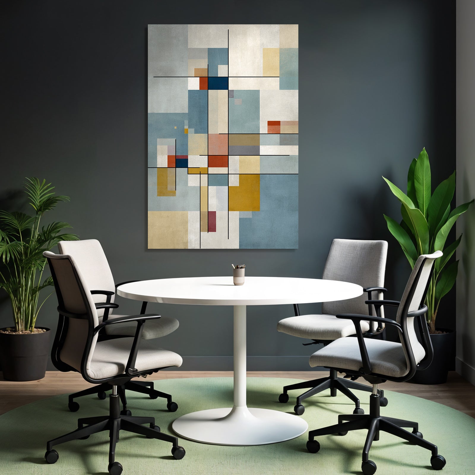 Abstract Geometric Art Modern Art Composition