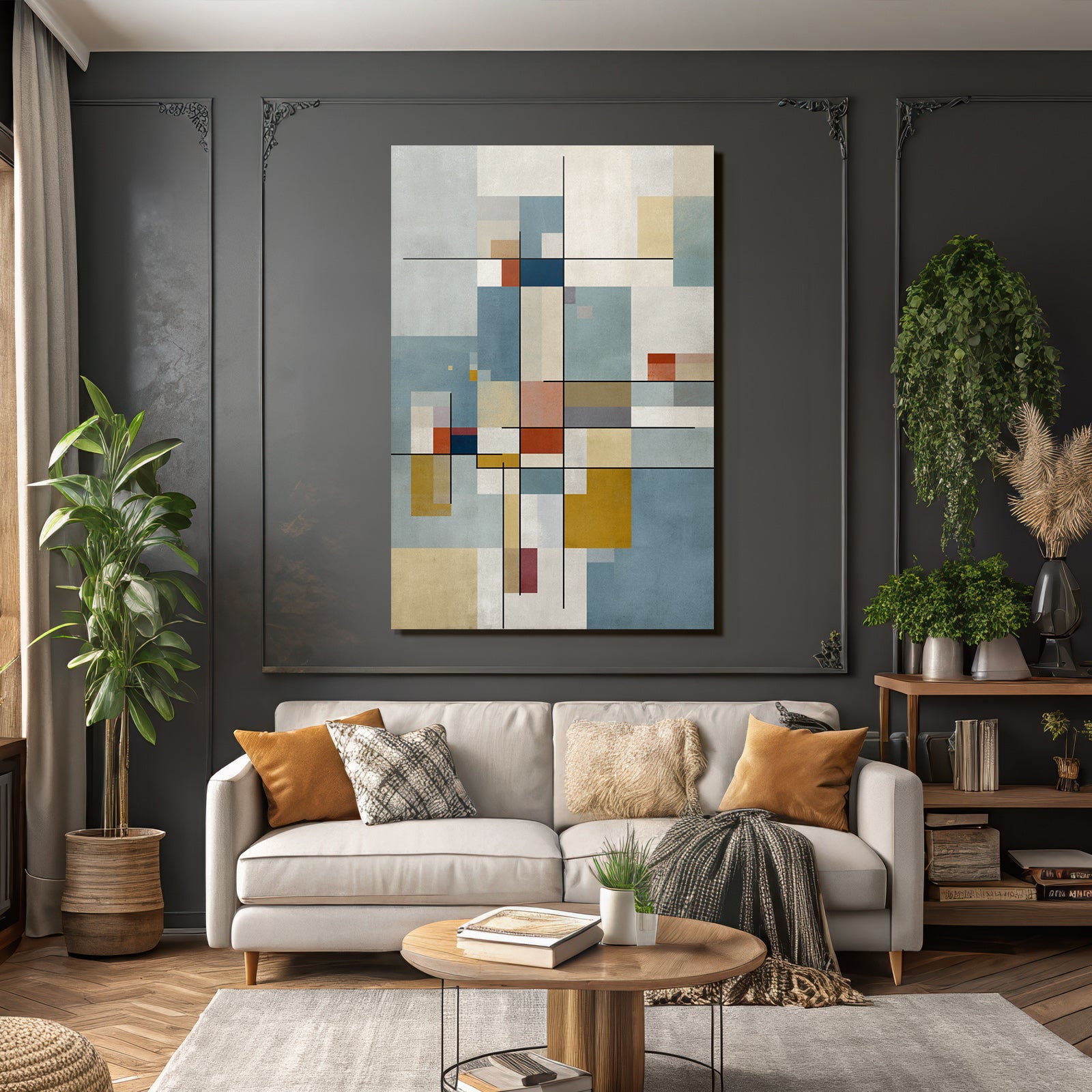 Abstract Geometric Art Modern Art Composition