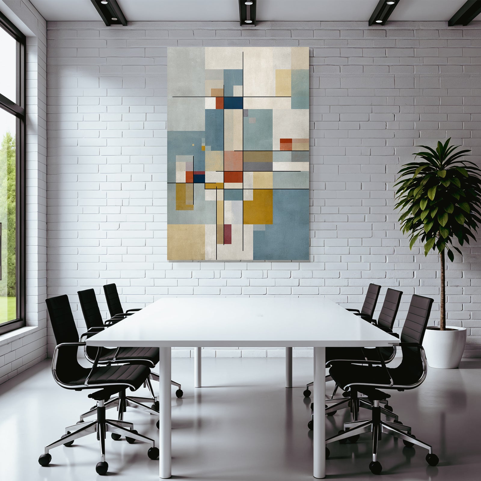 Abstract Geometric Art Modern Art Composition