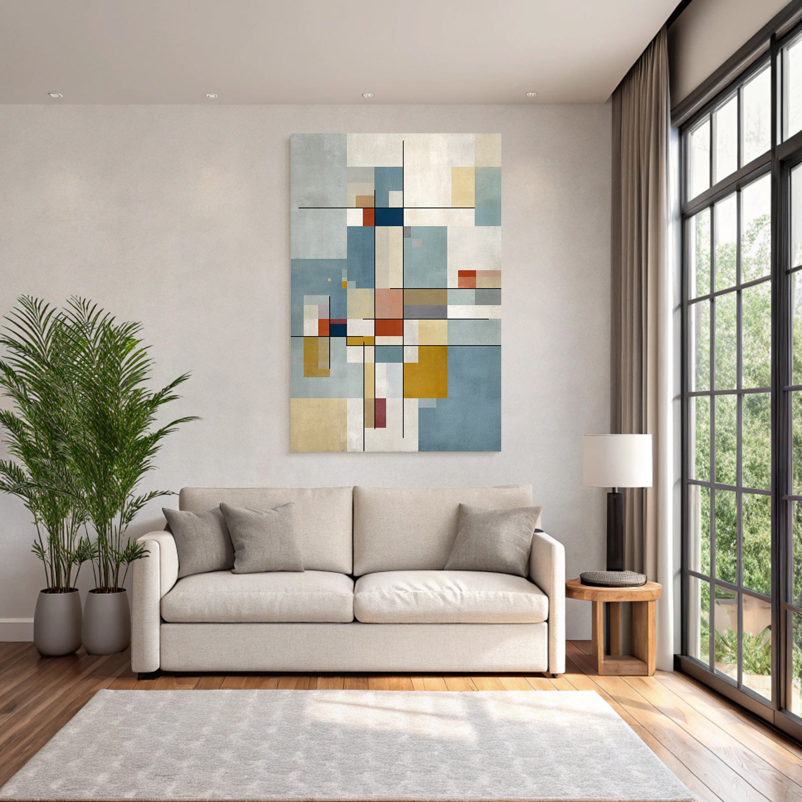 Abstract Geometric Art Modern Art Composition