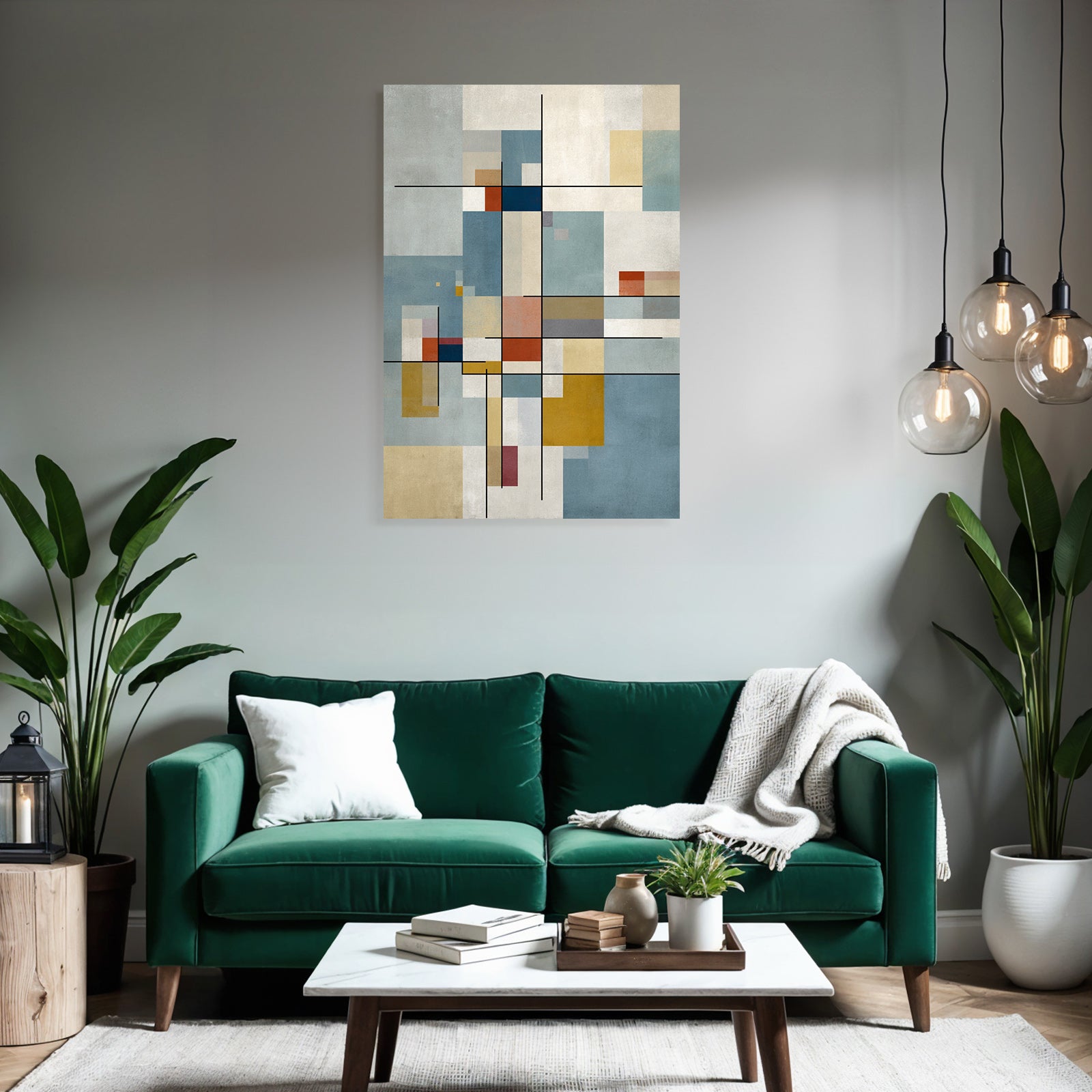 Abstract Geometric Art Modern Art Composition