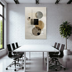 Abstrakte Geometrische Kunst Moderne Minimalistische Welten