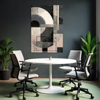 Abstrakte Geometrische Zusammensetzung Moderner Stil Minimalistische Farbe
