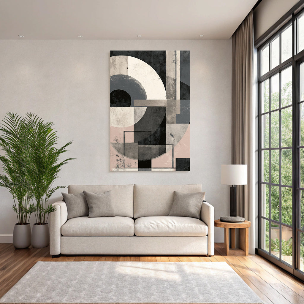 Abstrakte Geometrische Zusammensetzung Moderner Stil Minimalistische Farbe
