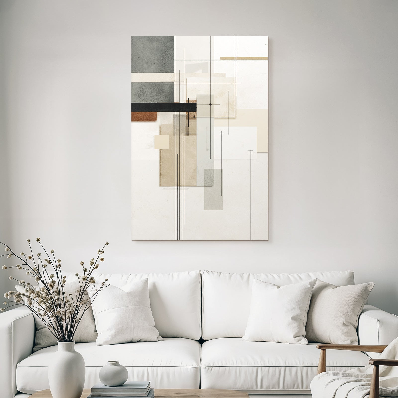 Abstract Art Geometric Shapes Mutated Color Palette
